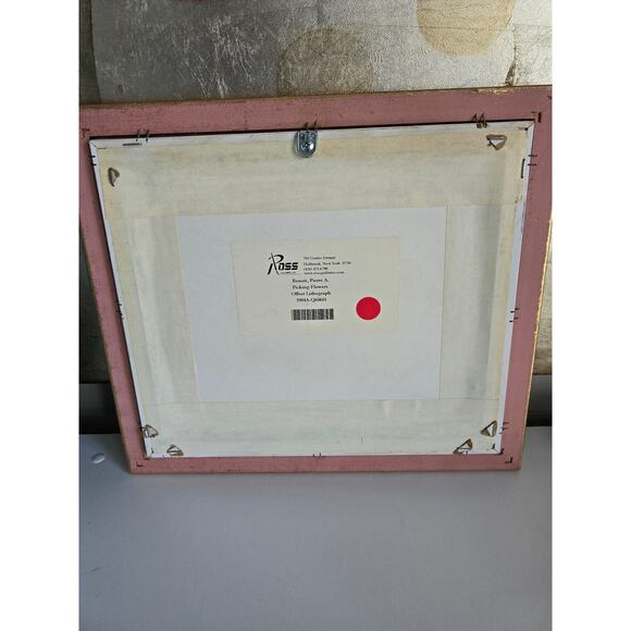 Vintage Pierre-Auguste Renoir Picking Flowers Custom Framed Print - Picture 2 of 6